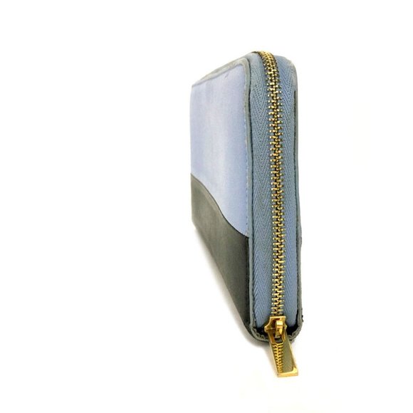 CELINE Bicolor Leather Long Zip Around Wallet - Picture 3 of 8